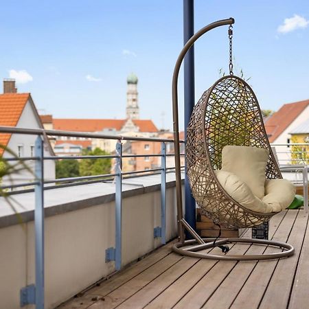 Arbio I Premium Penthouse Apartment Augsburg Exteriör bild