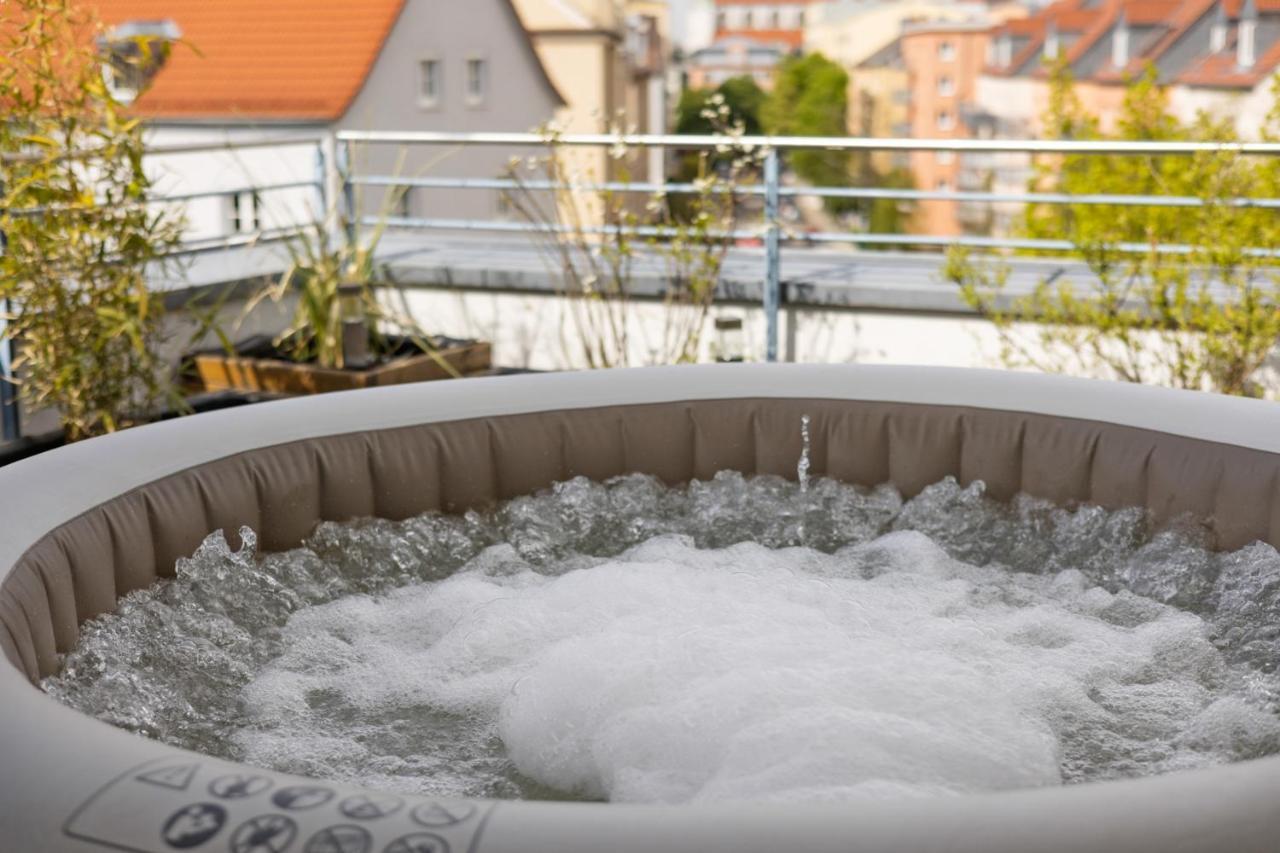 Arbio I Premium Penthouse Apartment Augsburg Exteriör bild