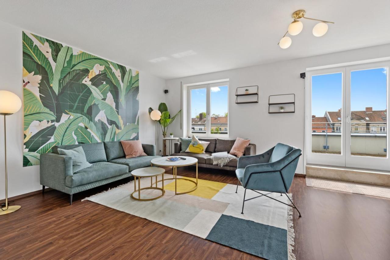 Arbio I Premium Penthouse Apartment Augsburg Exteriör bild