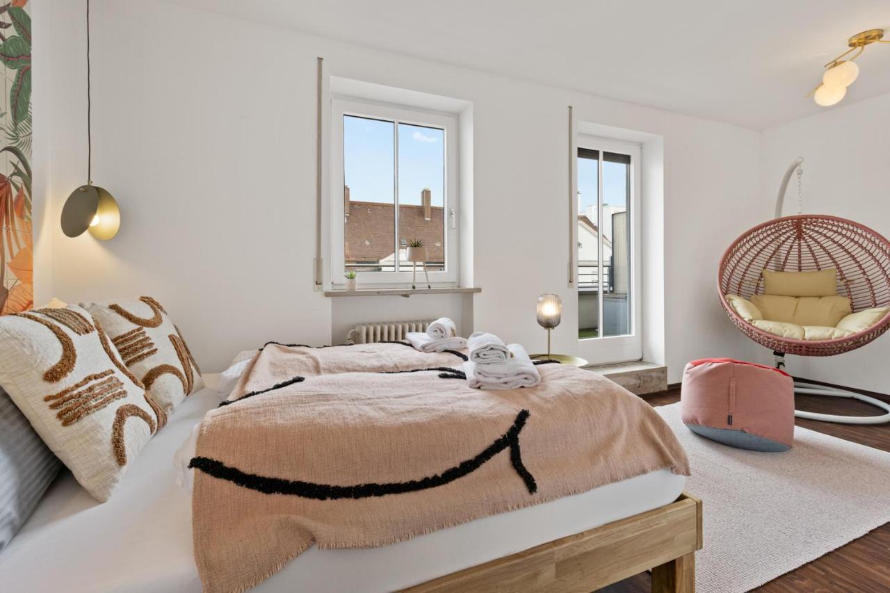 Arbio I Premium Penthouse Apartment Augsburg Exteriör bild