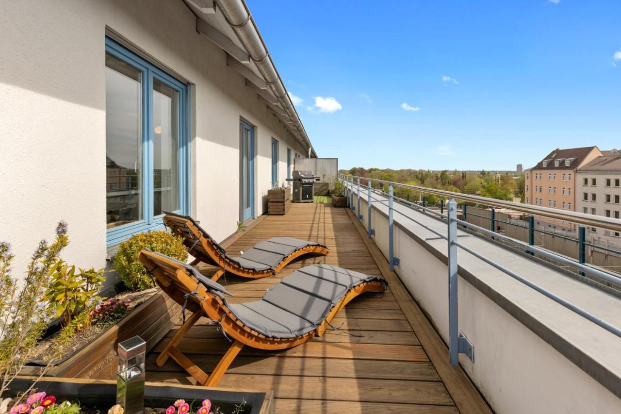 Arbio I Premium Penthouse Apartment Augsburg Exteriör bild