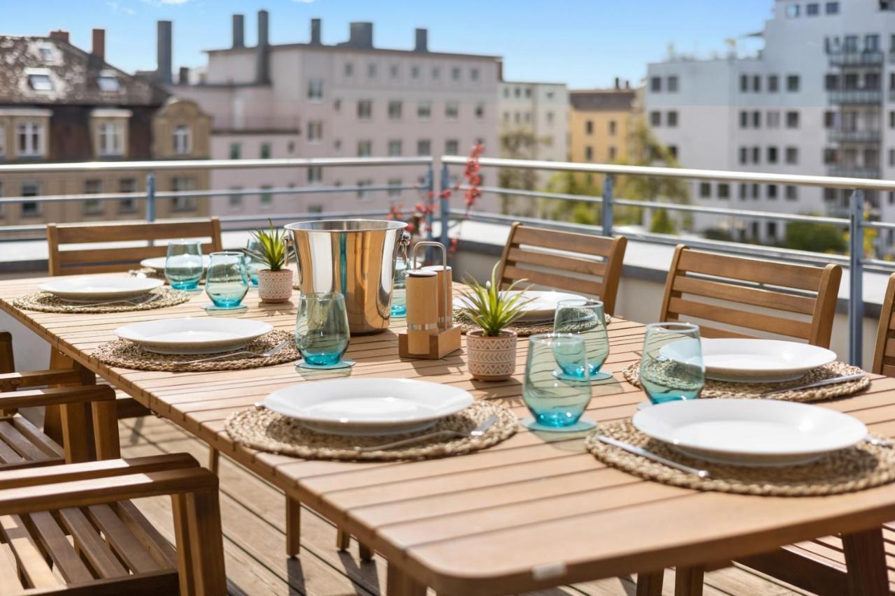Arbio I Premium Penthouse Apartment Augsburg Exteriör bild